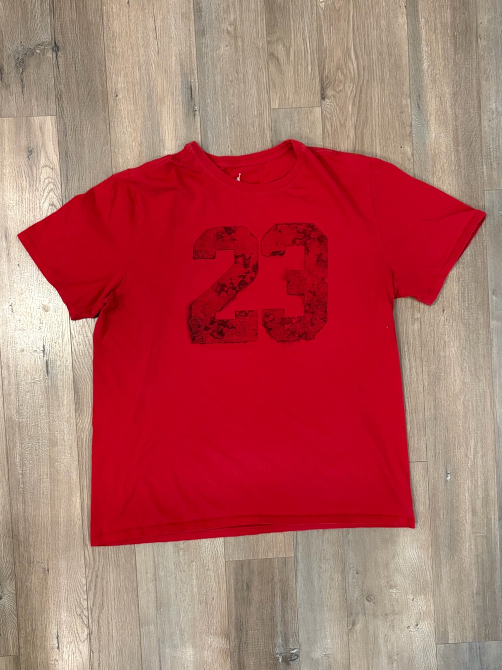 Jordan Red Crewneck T-Shirt